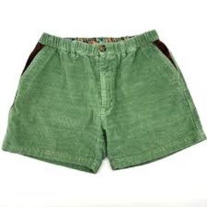 Chubbies Green Corduroy Outdoor Collection Men's Shorts